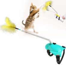 Free Hands Cat Teaser Funny Cat Stick Toy Pet Toys